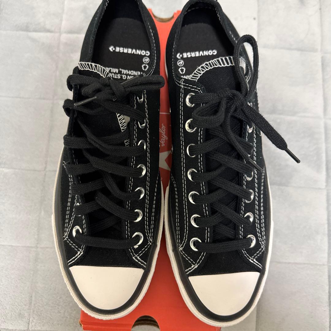 靴 FRAGMENT/MONCLER CONVERSE CHUCK70OXBLACK CT70 Converse x Moncler x Fragment Chuck 70 Ox Fraylor II（2021年