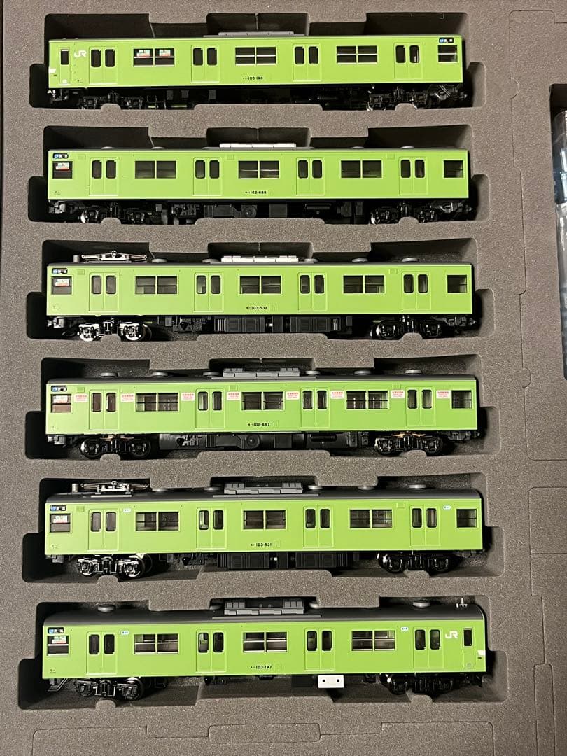 TOMIX 97935、98423 JR103系【特別企画品】ウグイス6両セット