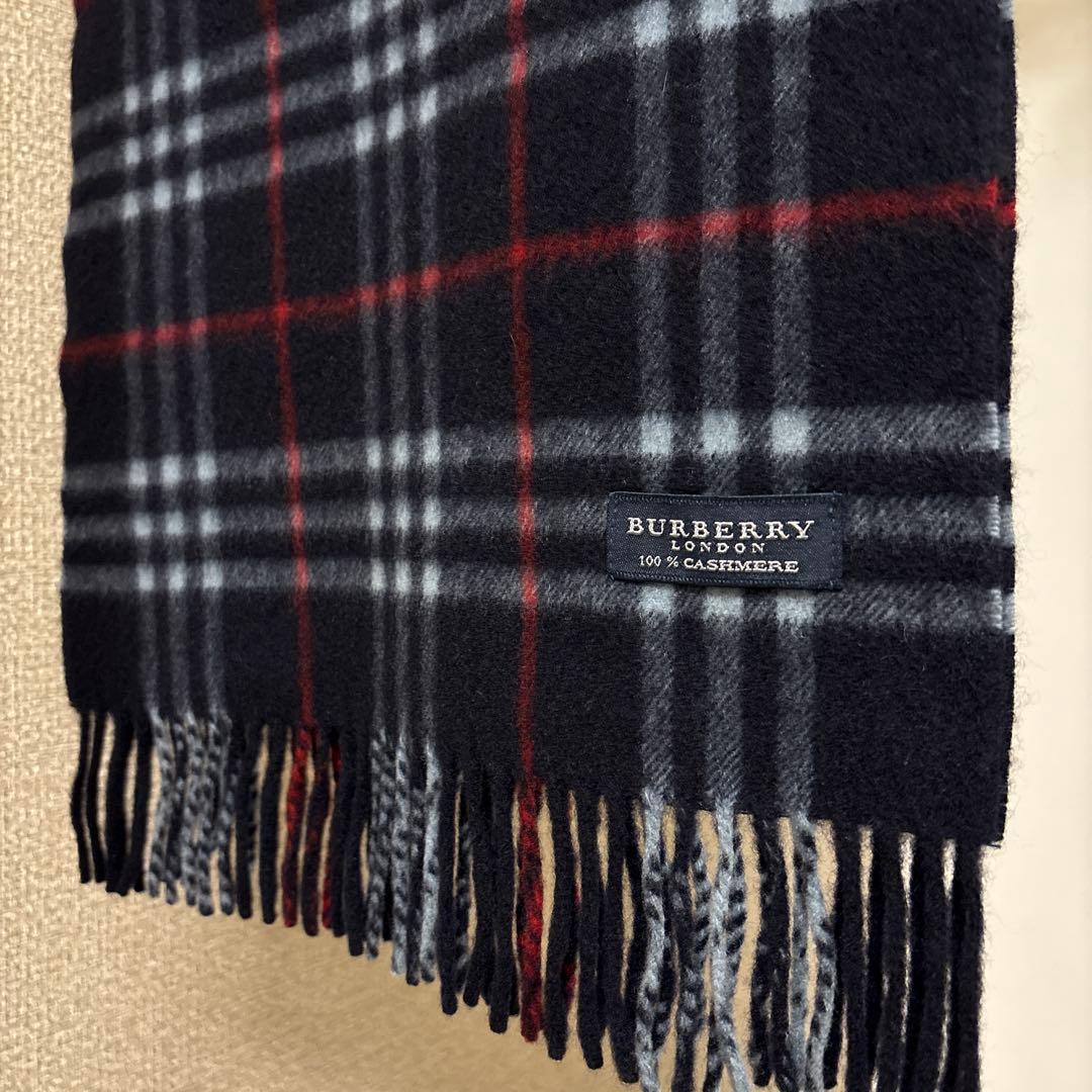 【新品・未使用】BURBERRY 100% CASHMERE マフラー BURBERRY（バーバリー） カシミアマフラー（カシミヤ） GNT CHK LTL