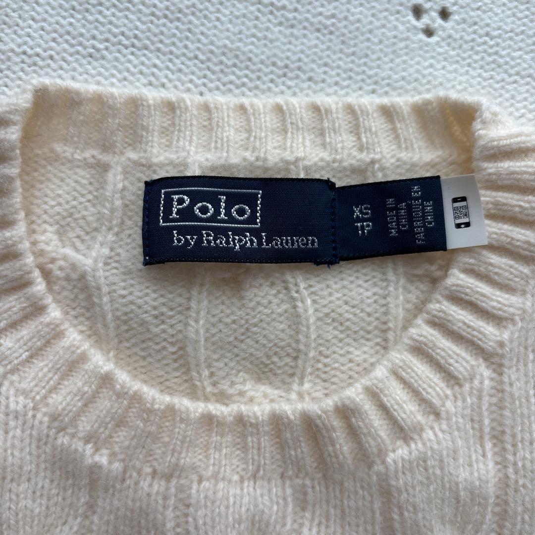 《美品》Polo Ralph Lauren ウールカシミヤ セーターXS