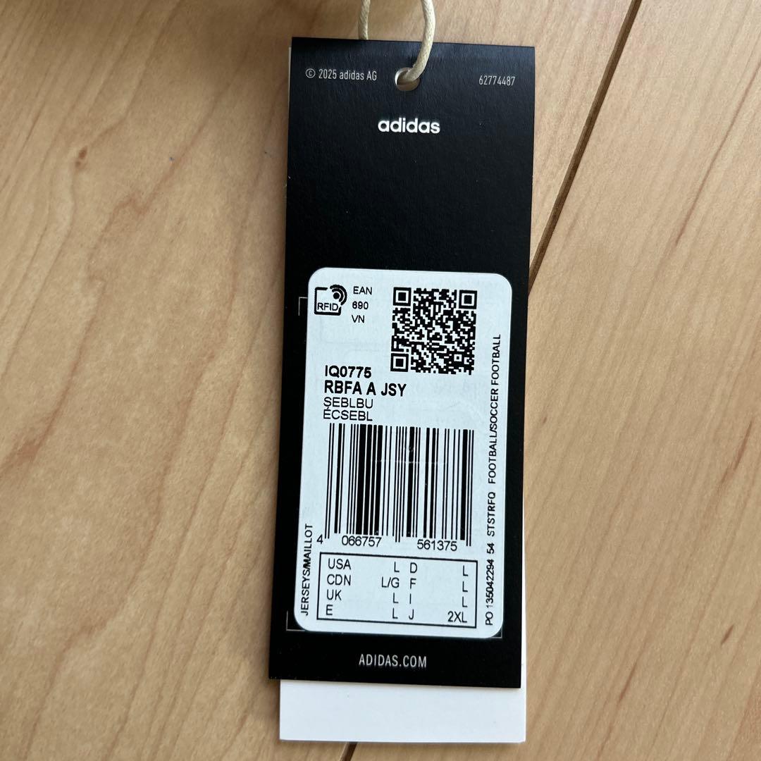 正規品新品☆ベルギー代表24/25アウェイユニフォーム Lサイズ