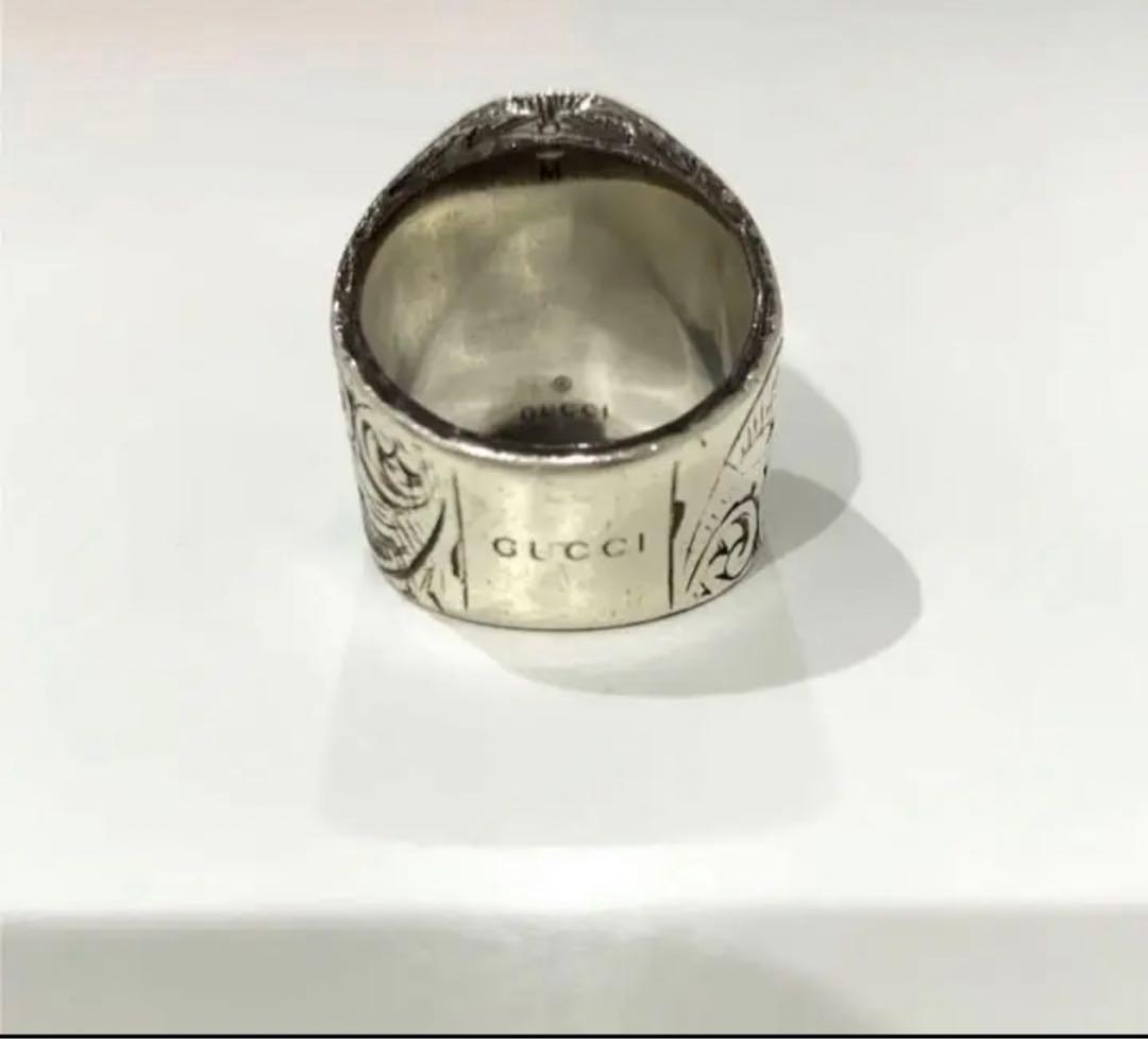 gucci グッチ アルファベット イニシャル リング s ロゴ mサイズ