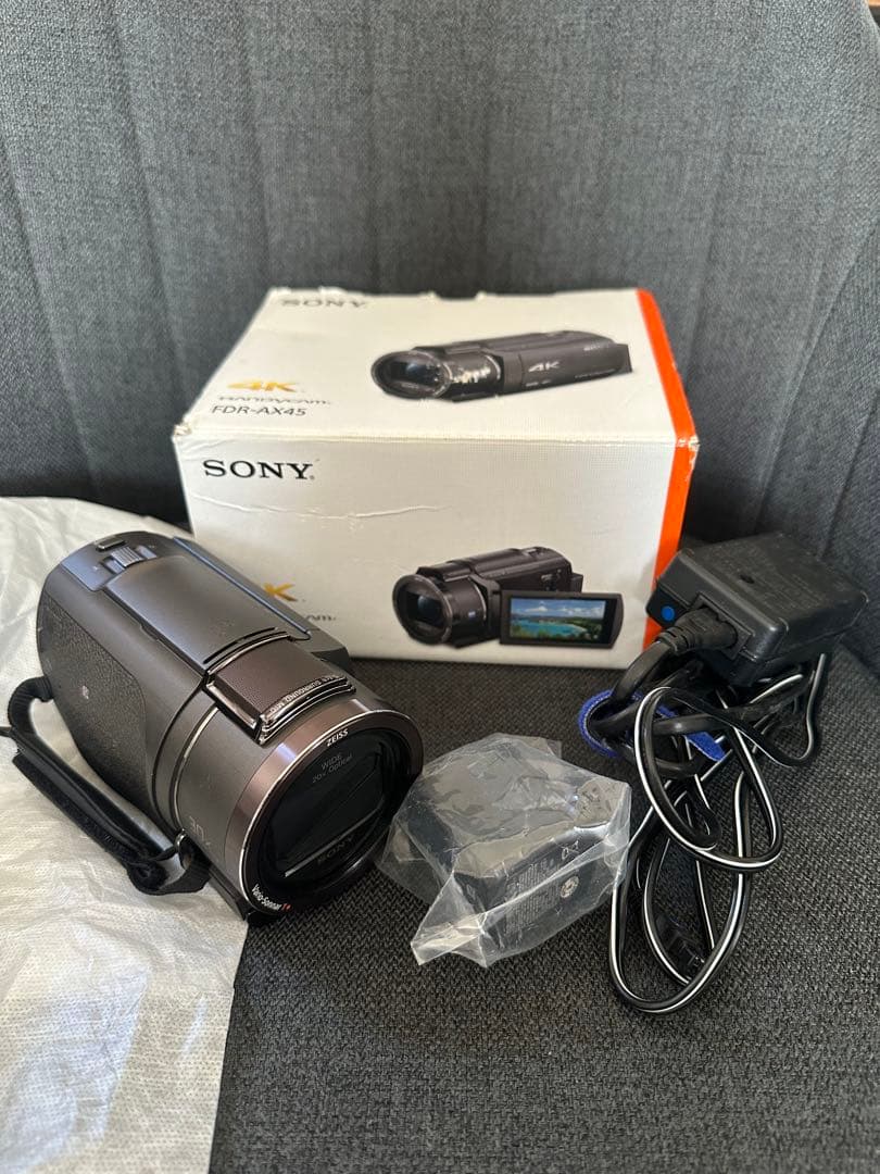 美品 SONY FDR-AX45 4K ハンディカム ソニー「4K ハンディカム」に新モデル--ショートムービーの自動編集も
