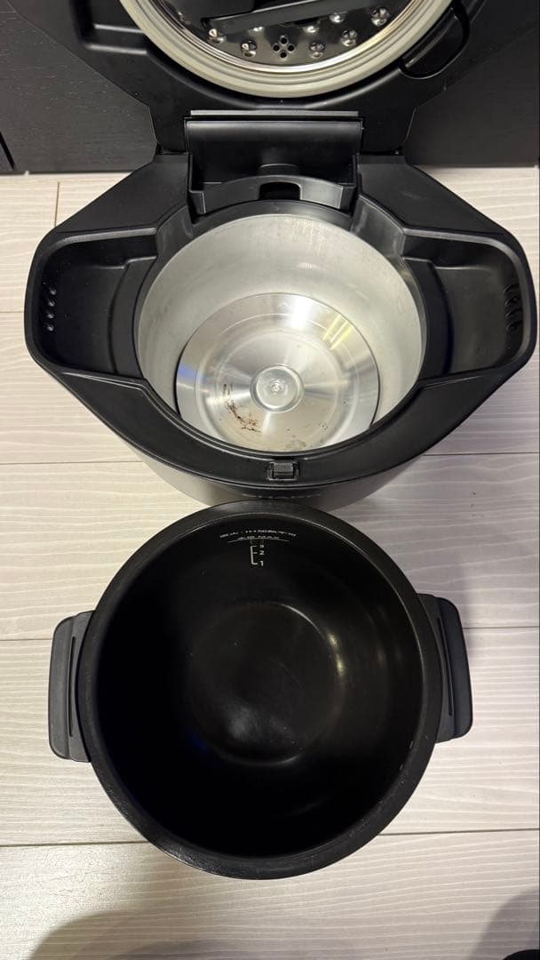 【レシピ本付き】シャープ ヘルシオ ホットクック KN-HW16G-B 1.6L