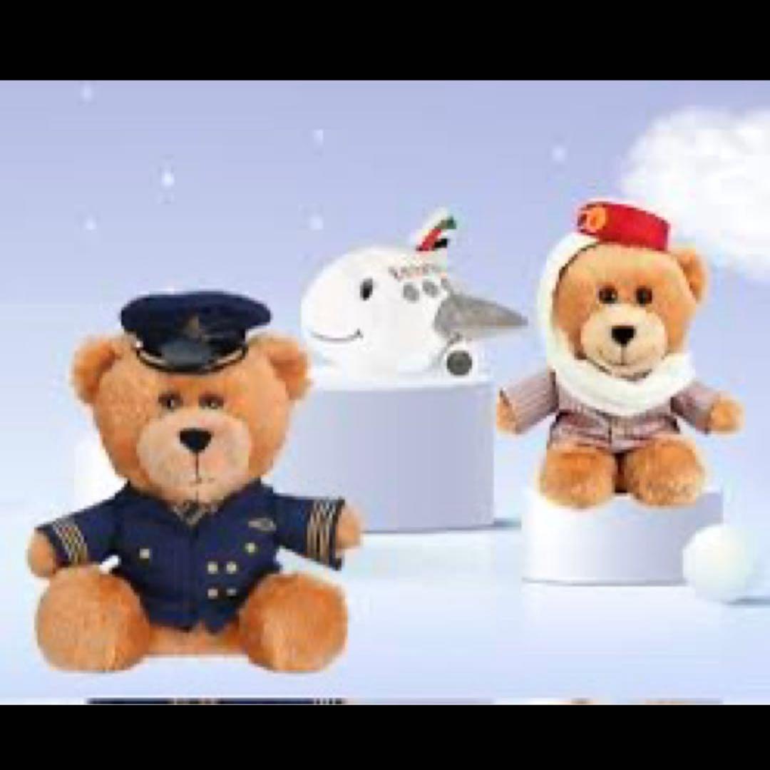 新品未開封】エミレーツ航空 パイロット キャビンクルー テディベア 2
