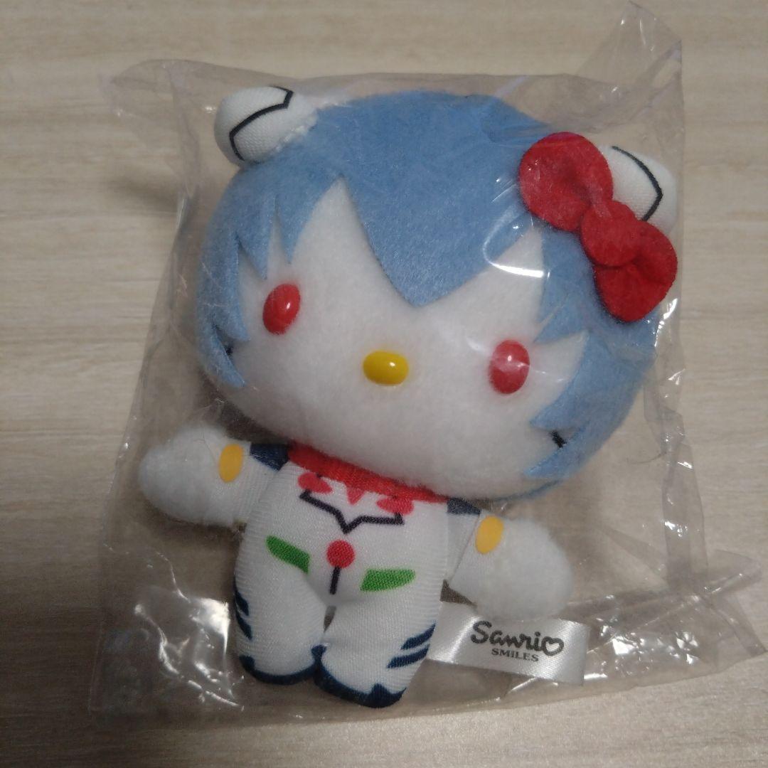 エヴァンゲリオン×ハローキティ ぬいぐるみ　綾波レイ サンリオ ぬいぐるみ プライズ・景品 ハローキティ 新世紀