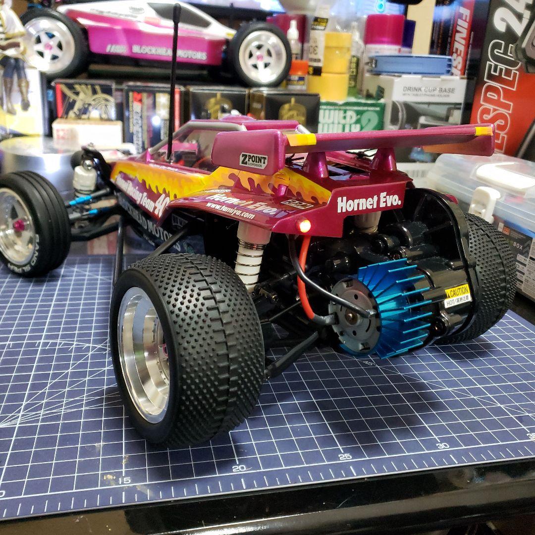 タミヤ NEW ホーネットEVO カスタム　メカ付き　ピンク　美品