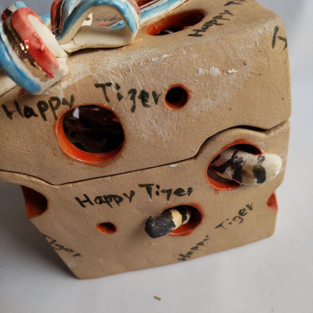 干支置物 前田晶子 作 寅 寅年 HappyTiger 2022 新品 未使用A