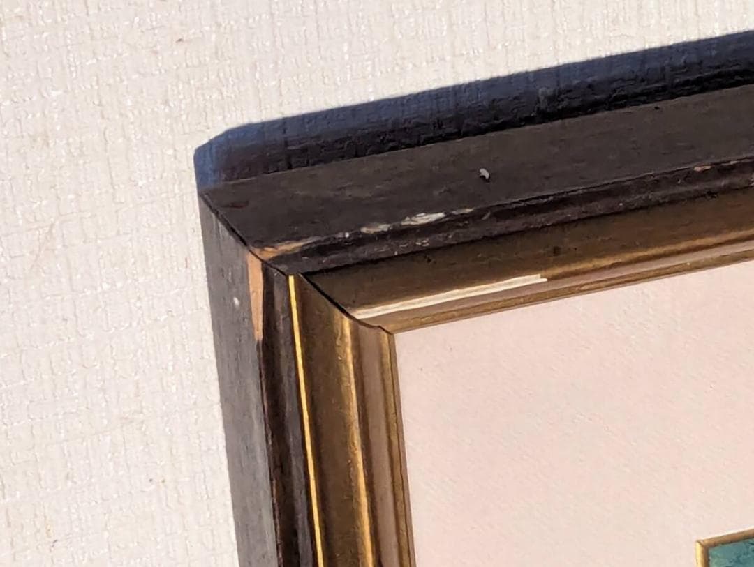 真作】絵画 浦久保義信 油彩 青の調べに舞う白き鳥 幻想空間の飛翔