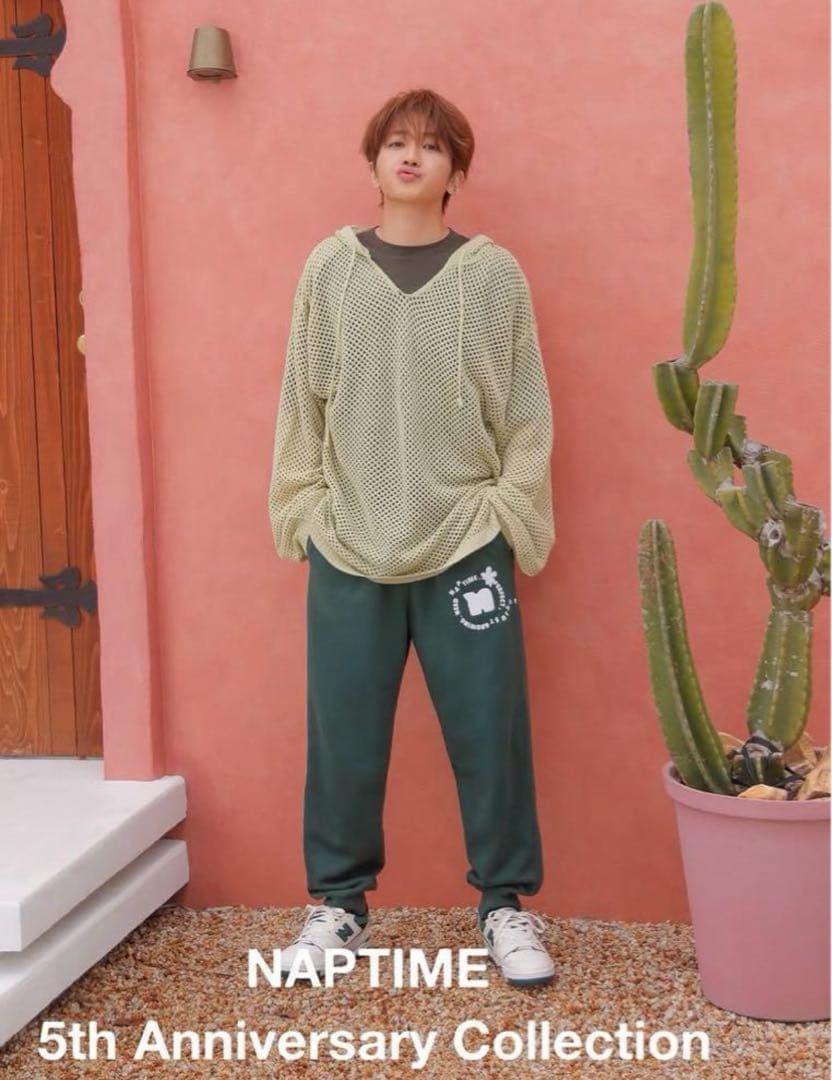 naptime メッシュパーカー Nissy