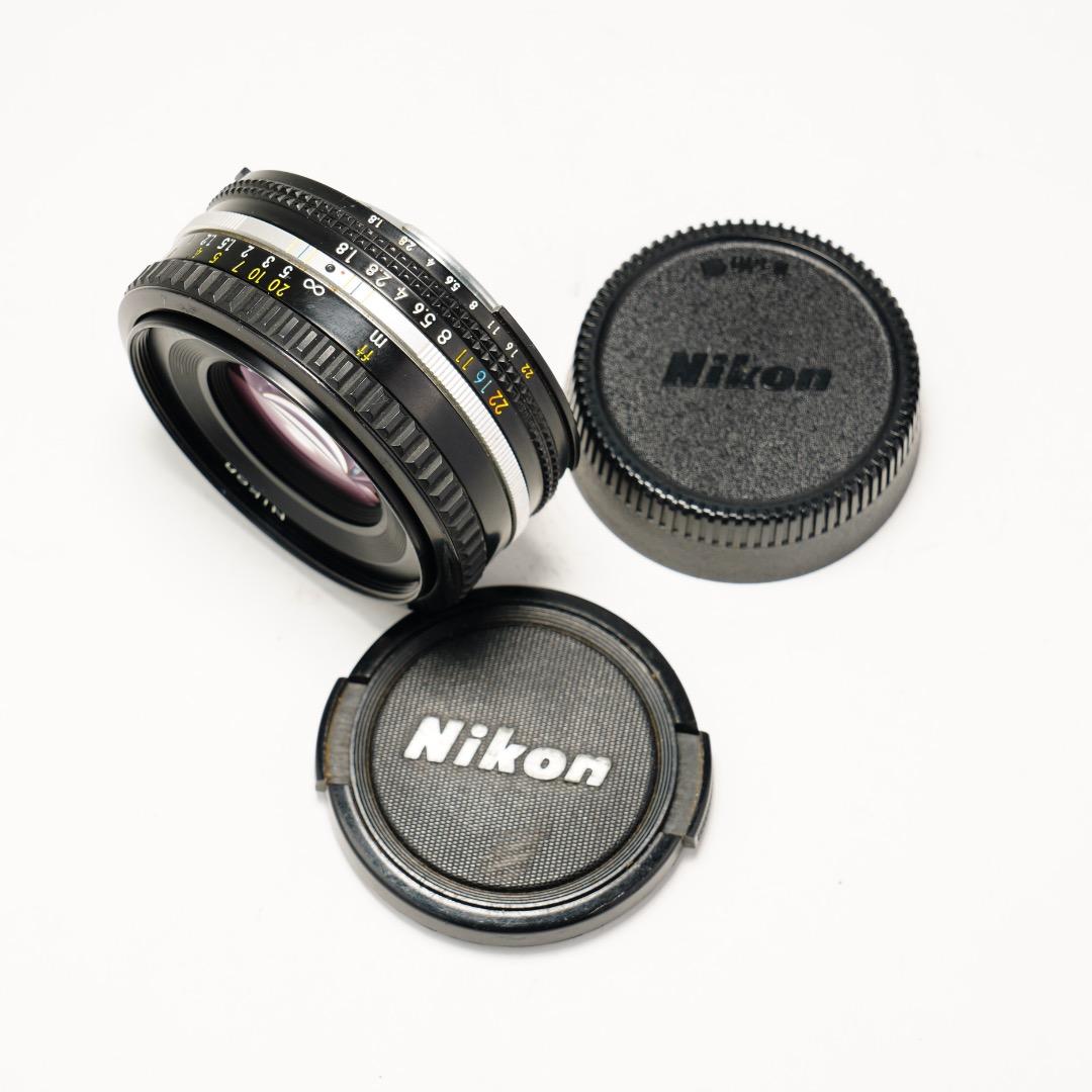 【極美品】動作◎ Nikon Ai-s Nikkor 50mm f1.8 871 Nikon Ai-S NIKKOR 50mm f1.8 - 三葉堂寫眞機店オンラインストア