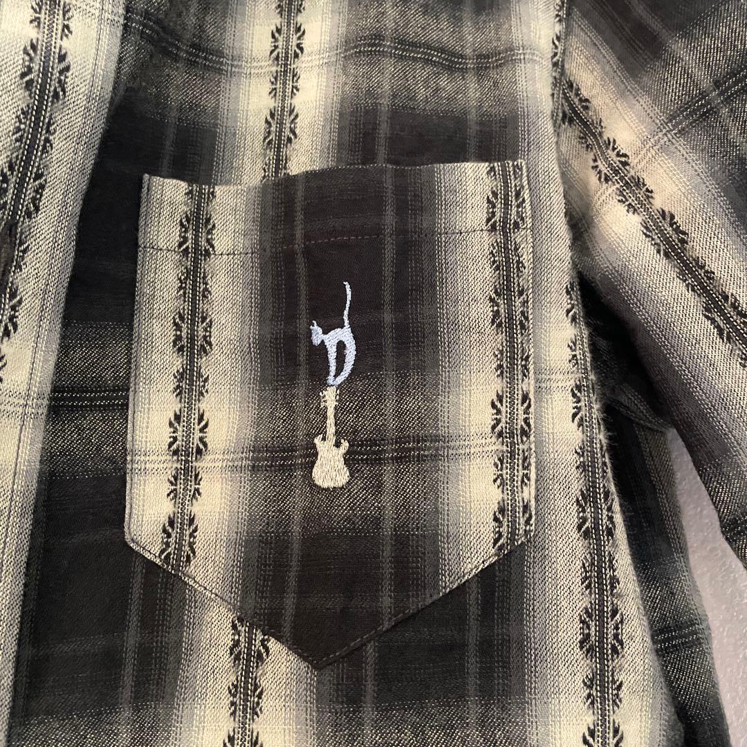 浅井健一 ベンジー sexy stones records 刺繍 チェックシャツ - メルカリ
