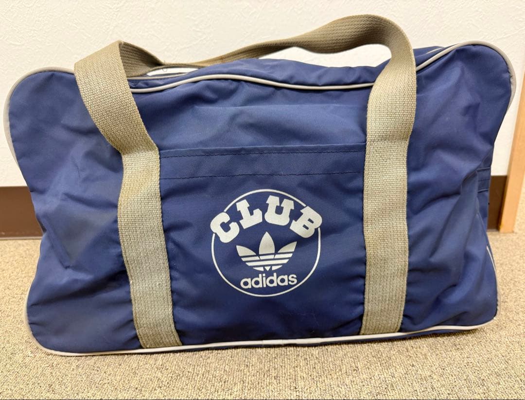 アディダス adidas ボストンバック 80sビンテージ クラブ デサント adidas 80〜90年代 アディダス ボストンバッグ デサント社製 - メルカリ