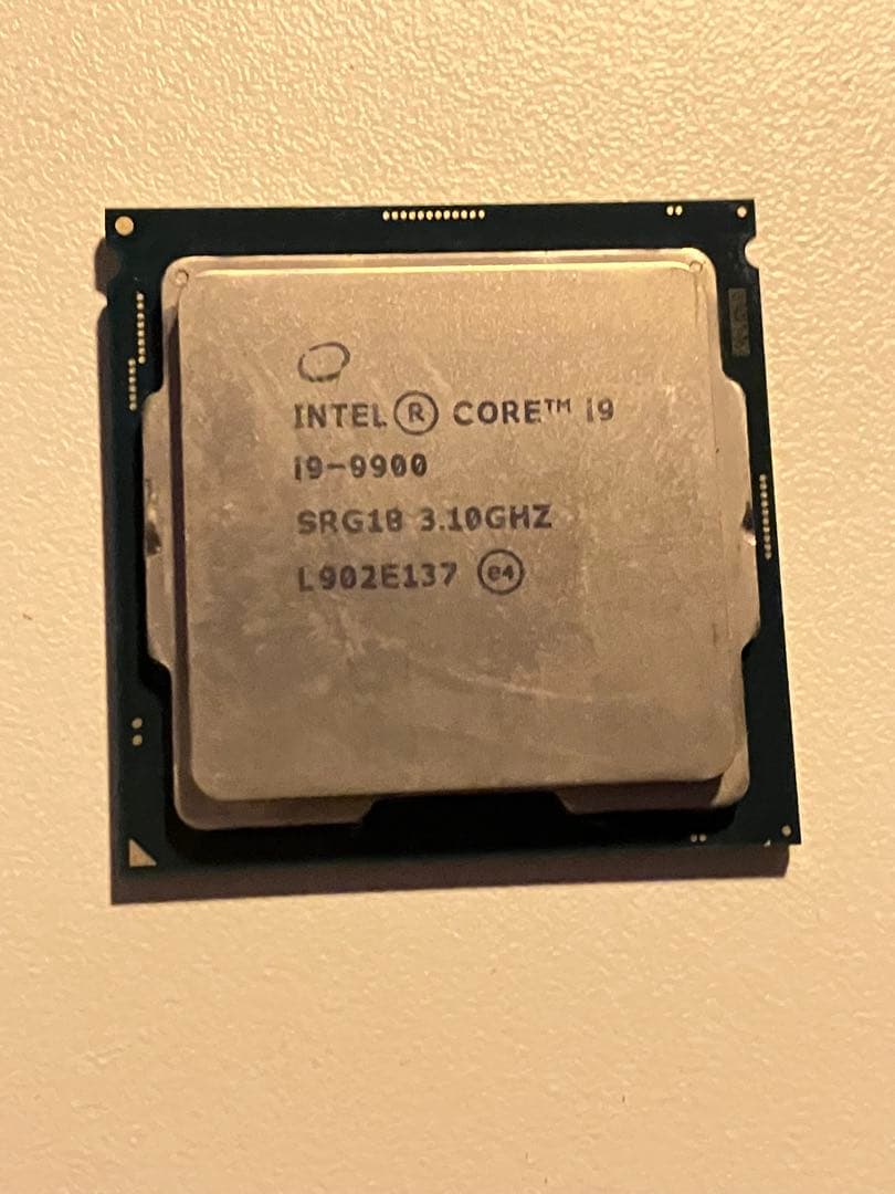 CPU Intel Core i9-9900 CPU 3.1GHz