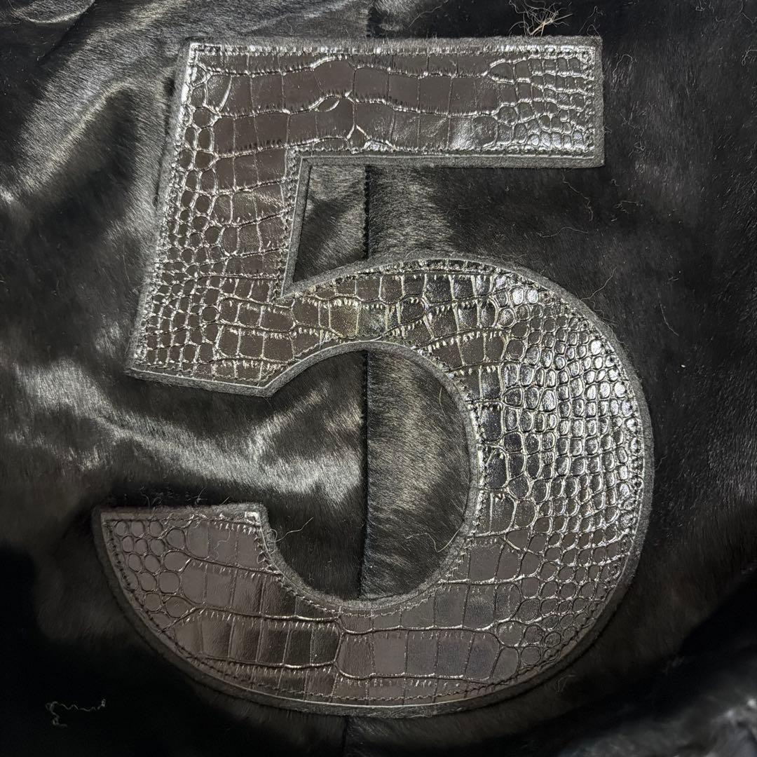 muta ムータ No5 ハンドバッグ ゴルフバッグ ハラコ クロコ 美品