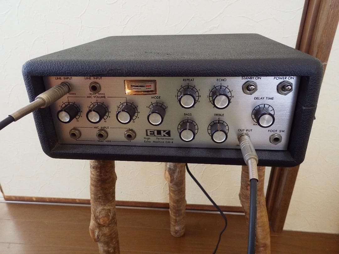 動作確認済　ELK 　EM-4 　TAPE ECHO 　エルク テープエコー 動作良好・美品】 ELK エルク EM-4 テープエコー 整備済み美品 - メルカリ