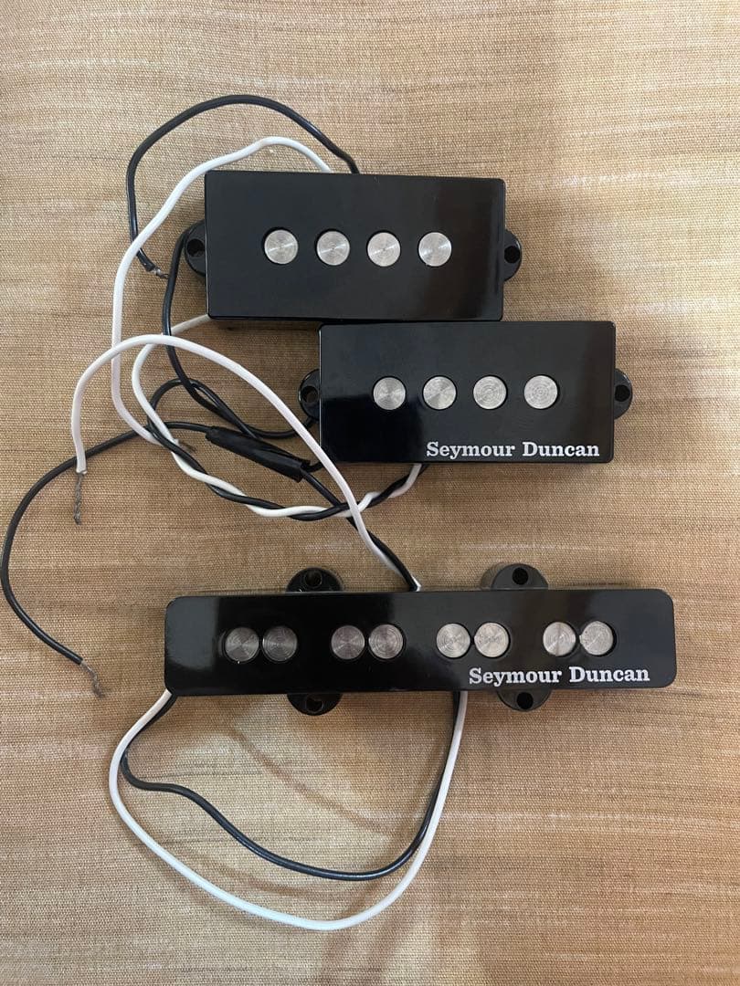 Seymour Duncan SPB-3 SJB-3 PJ中古セット Seymour Duncan SJB-3 Quarter Pound 4 String Jazz Bass® Pickups