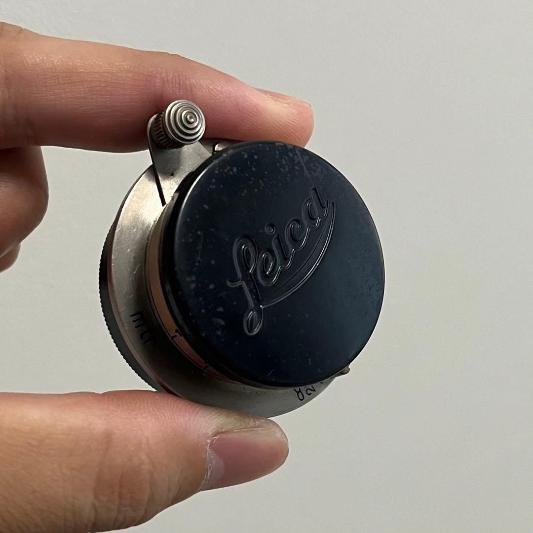 Leica Nickel Elmar 3.5cm F3.5 純正黒キャップ付