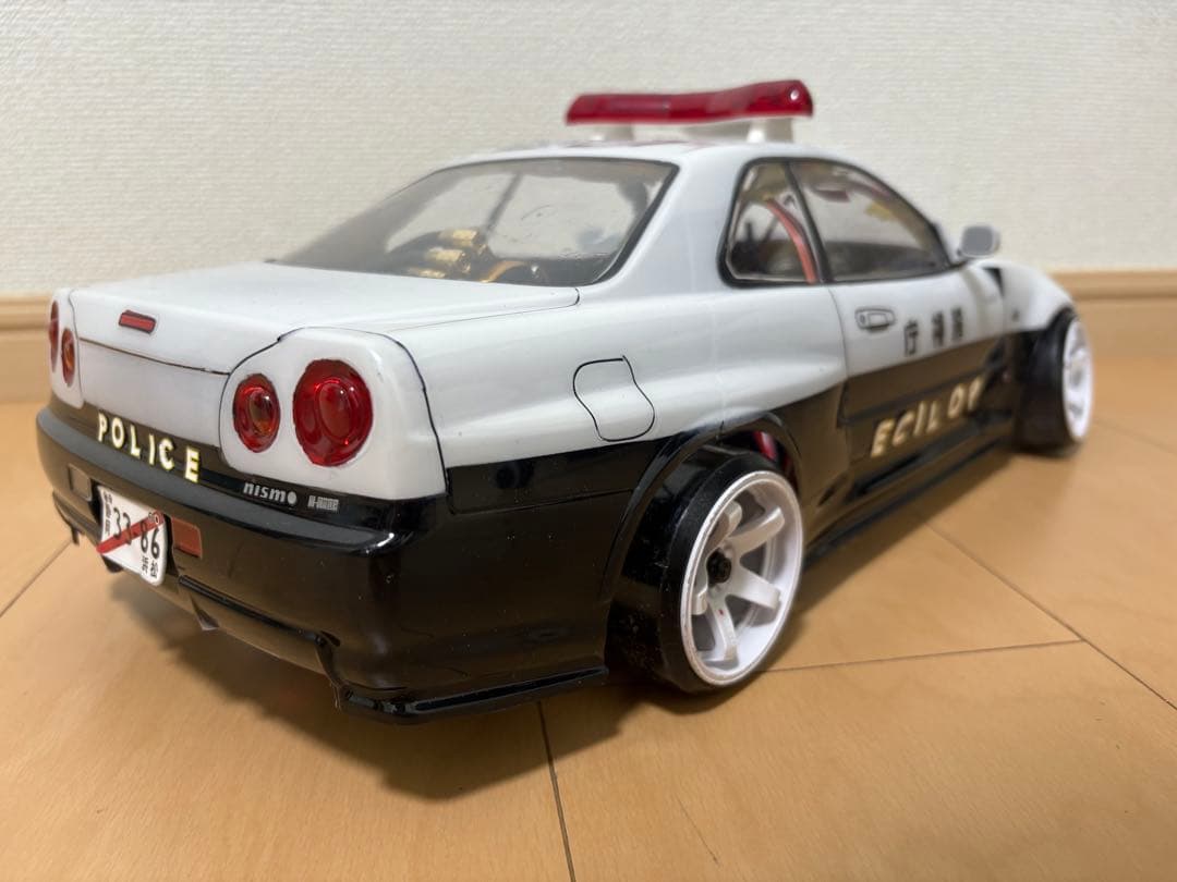 ⭐️ラジドリフルセット　ラジドリ引退品　タミヤ34GTRパトカー