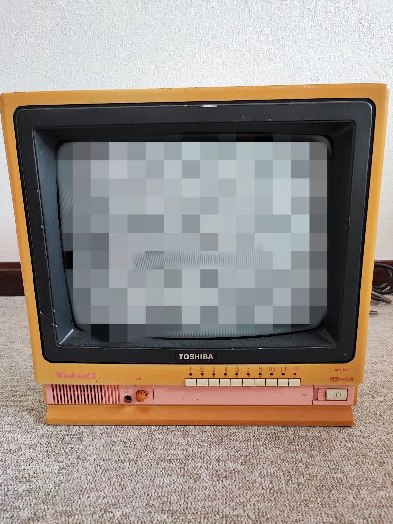 ブラウン管テレビ 東芝 14W-E30 ジャンク - メルカリ