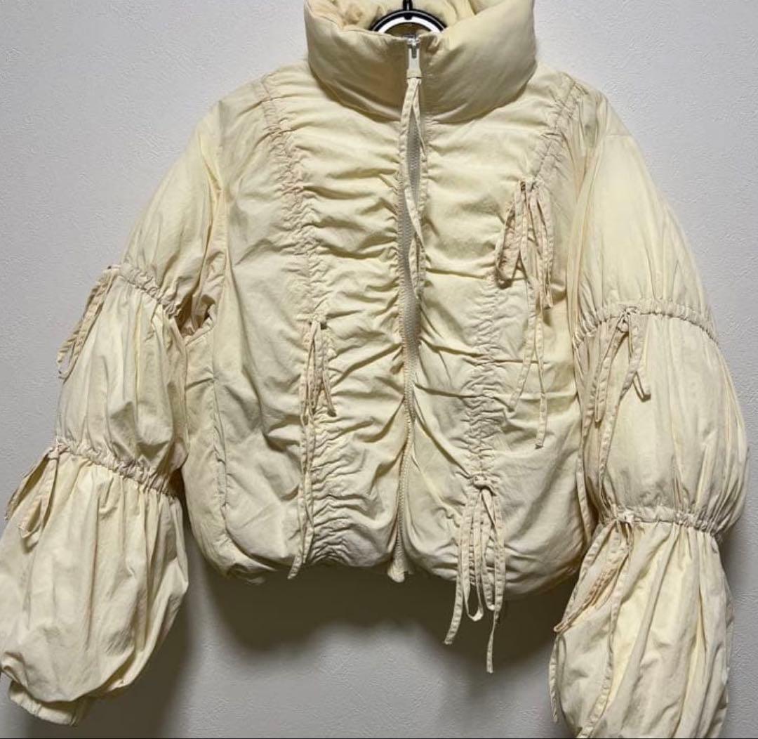 SLY RIBBON GATHER PUFFER リボン ダウン - メルカリ