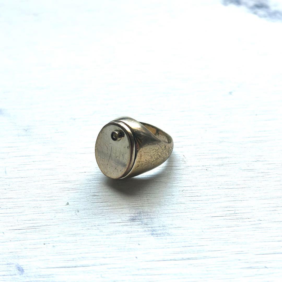 【Maison Margiela】シルバーシグネット指輪アクセサリー エムエムシックス メゾン マルジェラ MM6 Maison Margiela MM6 リング