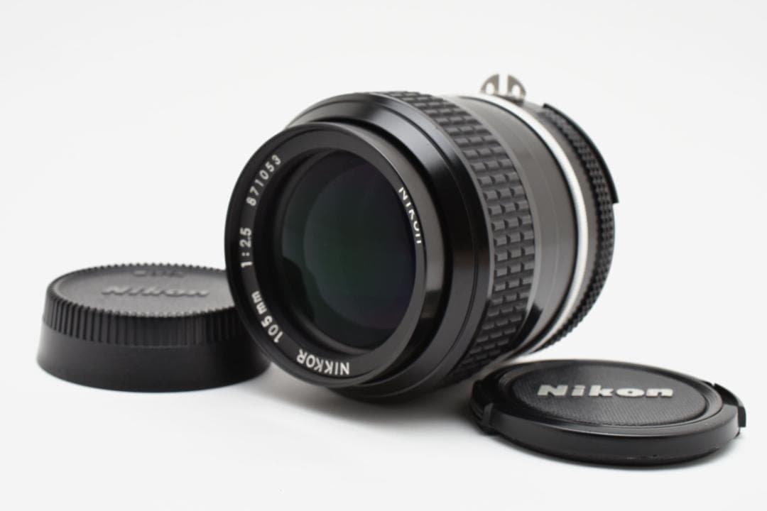 ★極上品★ Nikon Ai NIKKOR 105mm F2.5 単焦点レンズ Amazon.co.jp: Nikon ニコン Ai NIKKOR 105mm F2.5 : 家電＆カメラ