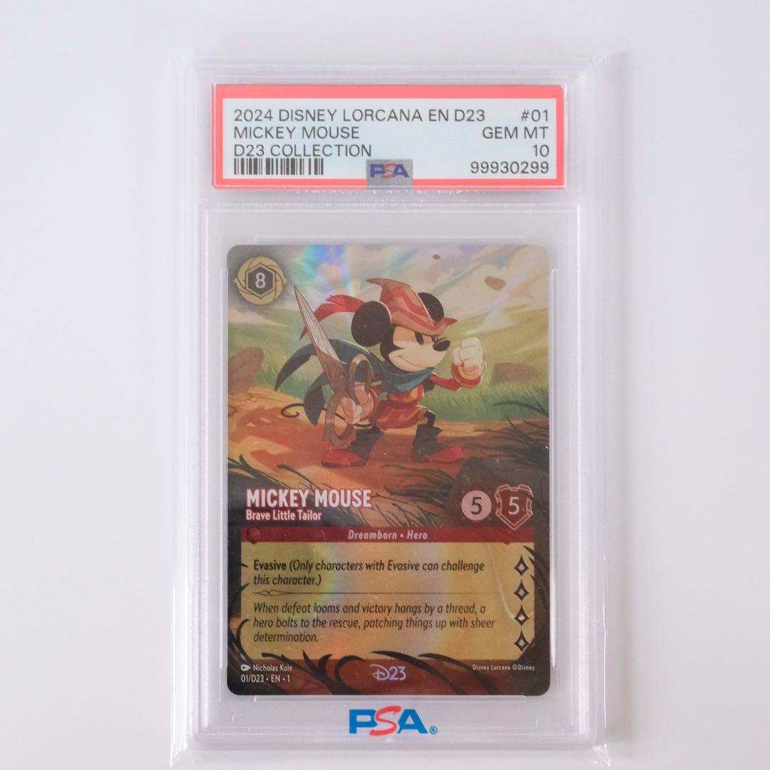 ディズニーロルカナ　ミッキーマウス　プロモ　 PSA10 ロルカナ ミッキー PSA10 - メルカリ