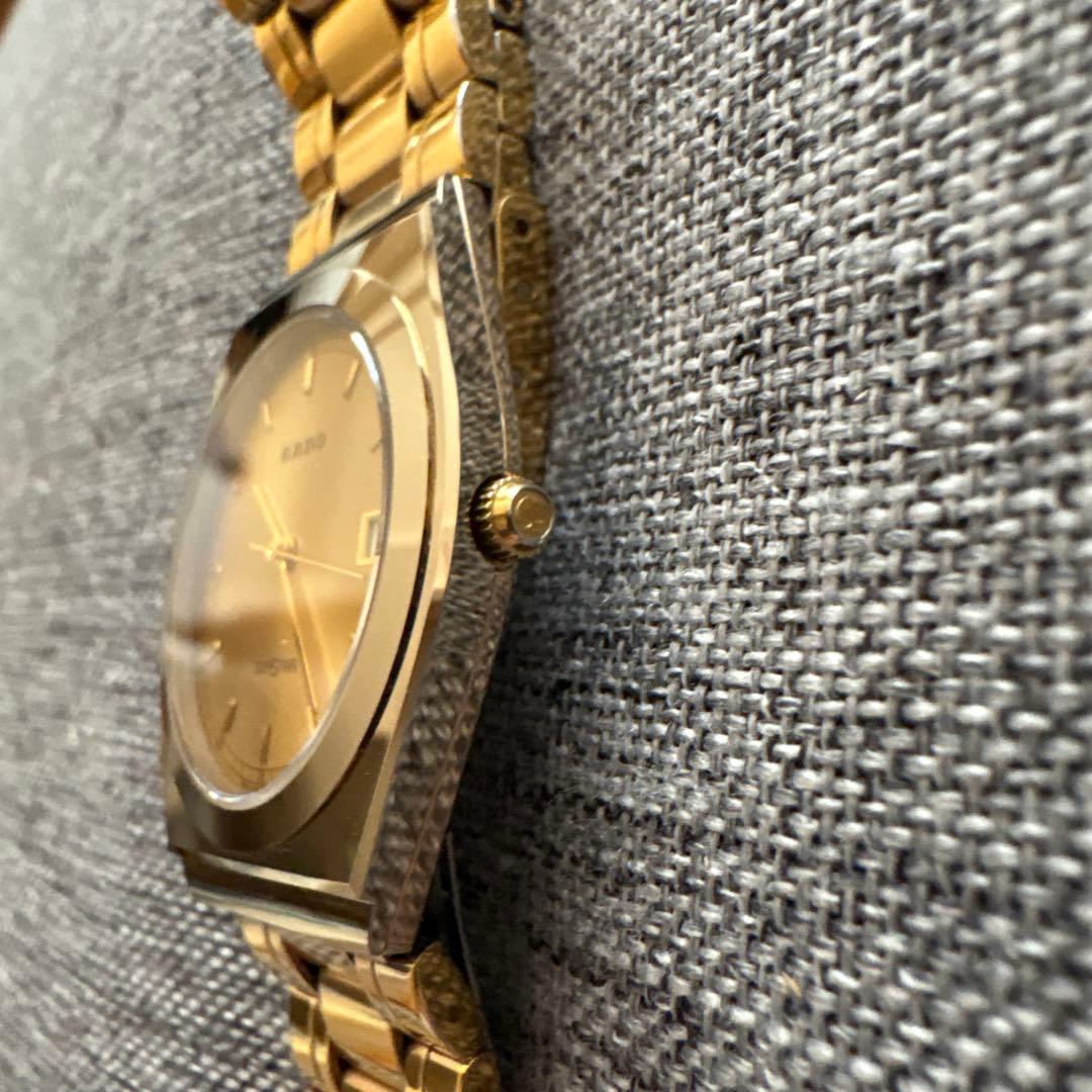 RADO クォーツ ゴールド 大人の魅力　《美品》　稼働品