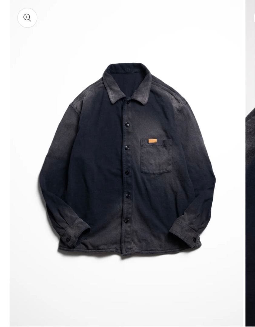 トップス khoki 26SS Faded Memory Shirt BLACK 2 KHOKI （コッキ）Faded Memory Shirt – process
