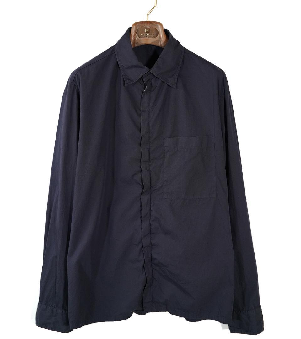 2001SS C.P.COMPANY コットン ジップシャツ ネイビー 4
