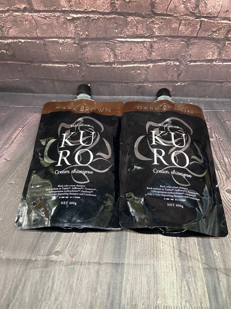 VR クロクリームシャンプー ダークブラウン 400g×2 - メルカリ