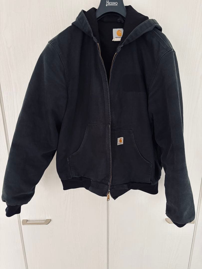 カーハートアクティブパーカーM carhartt カーハート アクティブジャケット パーカー 黒 XXL相当