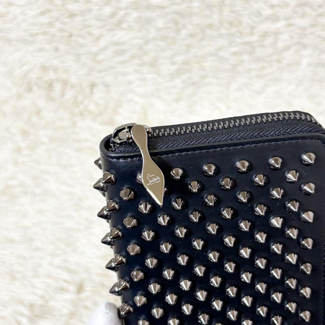 未使用】クリスチャンルブタン 長財布 パネトーネ スパイクスタッズ