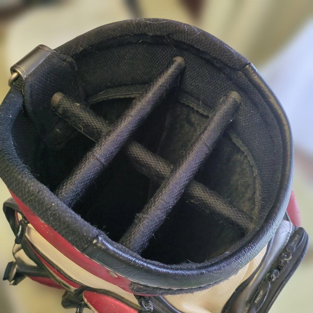 TOURSTAGE ゴルフバッグ ネイビー/ホワイト/レッド TOUR STAGE