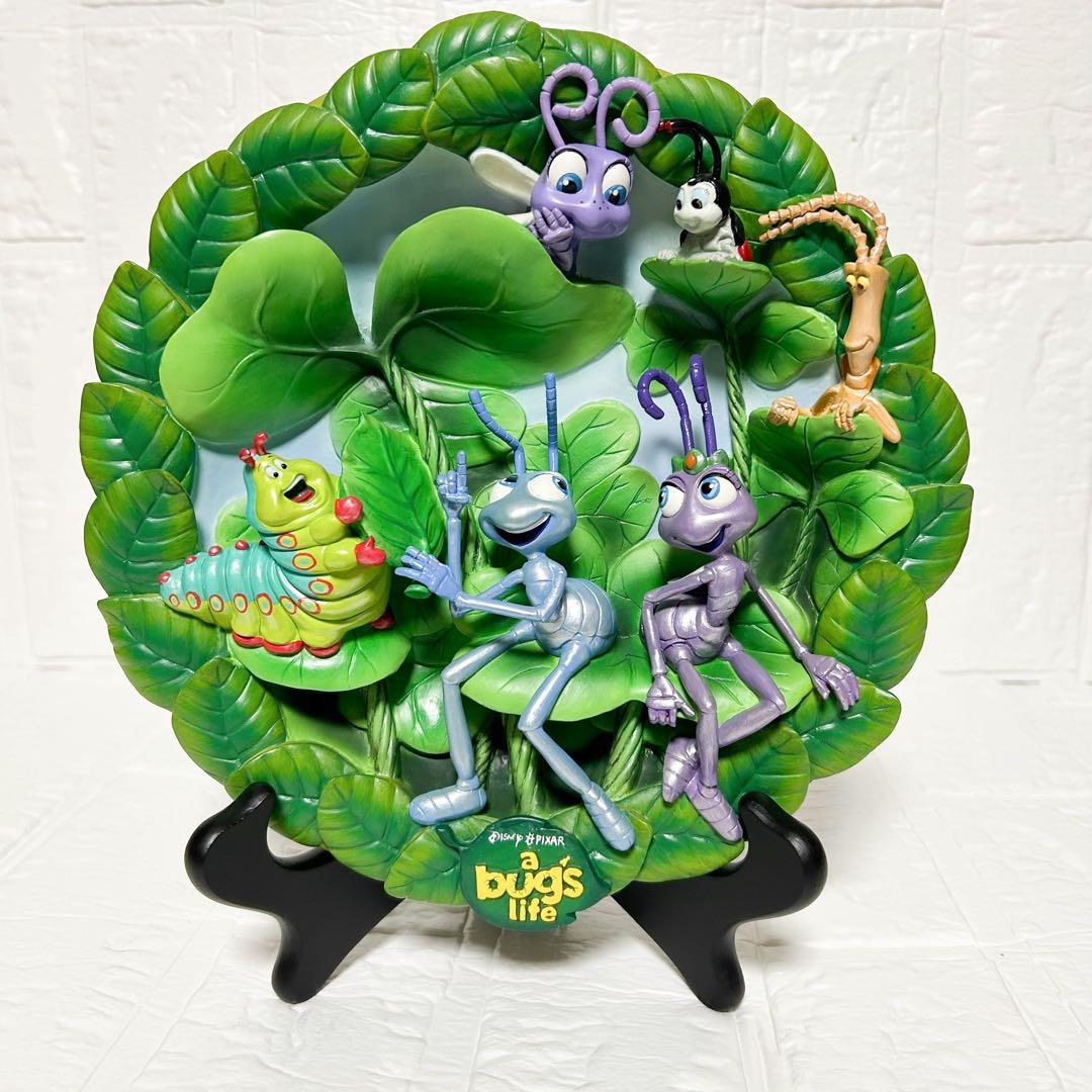 ディズニー　世界2500枚限定　バグズライフ　レリーフプレート3D 飾り皿 東京ディズニーランドオープン記念プレート 1983年 Tokyo Disney 飾り