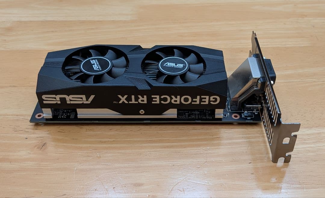 箱無し​【LPブラケット付】ASUS RTX3050 6GB 補助電源不要 - メルカリ