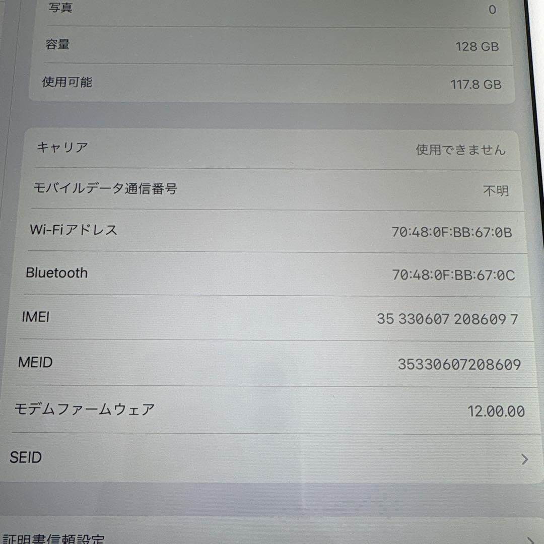 iPad Pro 12.9inch 第1世代　セルラー 128GB