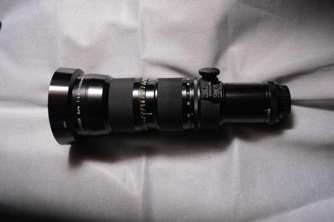 \"日本光学\"ロゴ Zoom-nikkor auto 50-300mm f4.5 日本光学