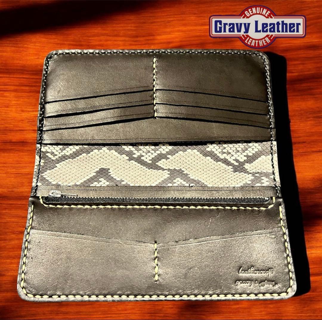 Gravy Leatherロングウォレット コードバン ネイティブ インディアン