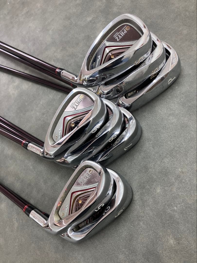 ツアーステージ PHYZ ファイズ レディースゴルフアイアン 8本セット L 右 Yahoo!オークション -「ファイズ レディース アイアン」の落札相場