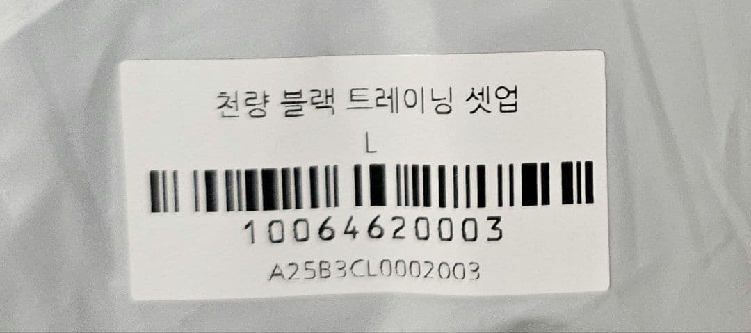 韓国　ポップアップ　外見至上主義 天良 ジャージ 上下セット Lサイズ　新品