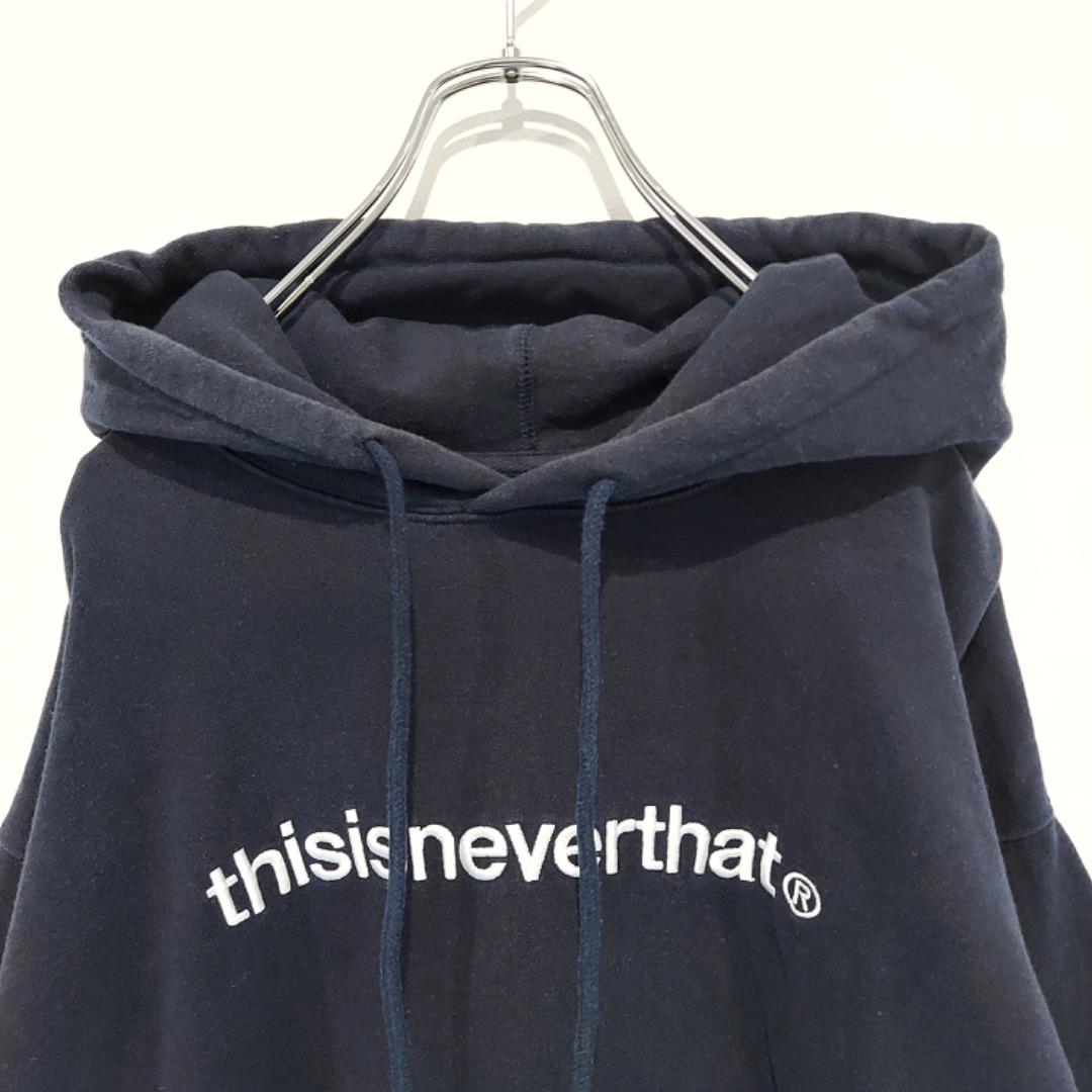 thisisneverthat ネバザ パーカー ネイビー 紺 M 11326 - メルカリ