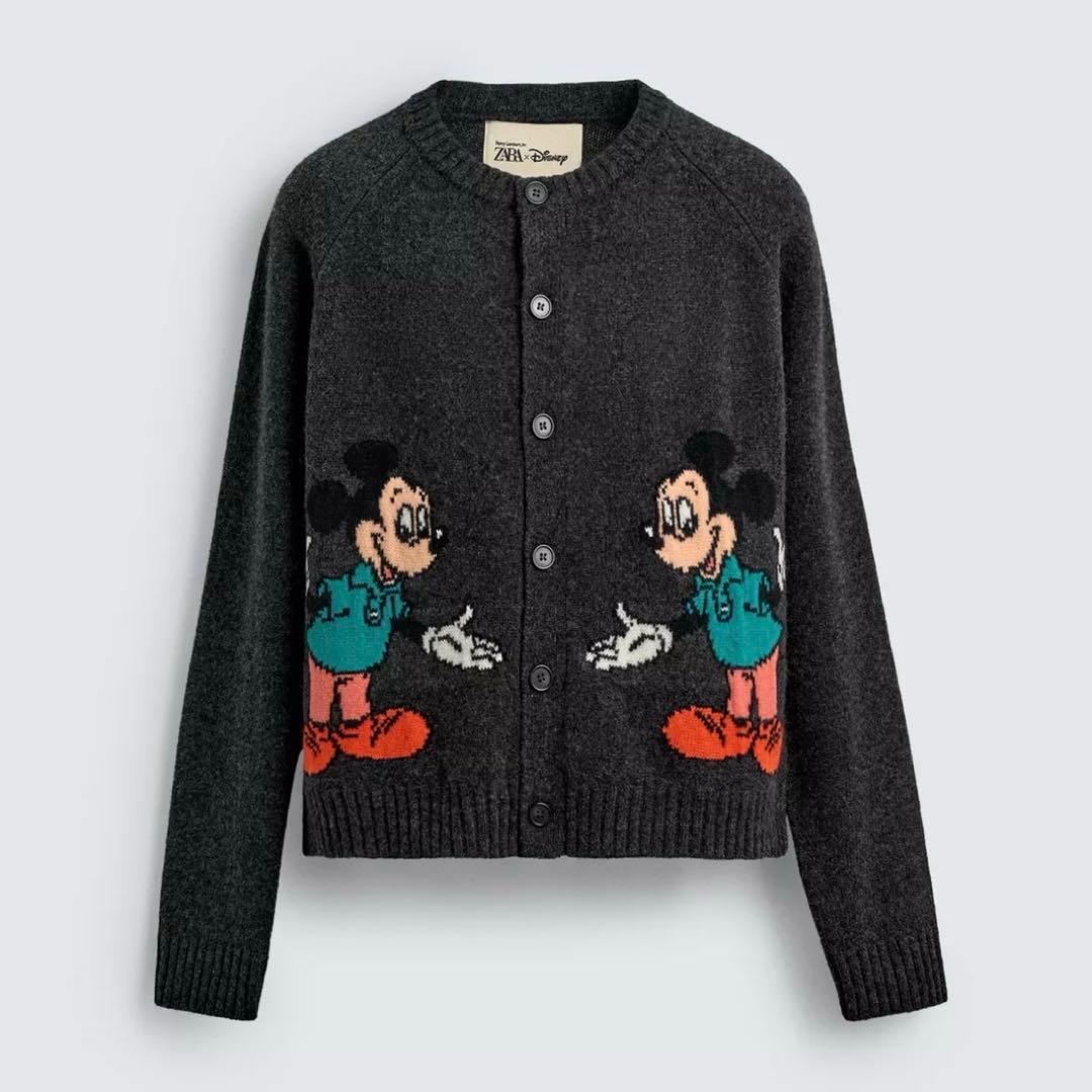 ZARA Disney harry lambert ミッキーマウスカーディガン - メルカリ