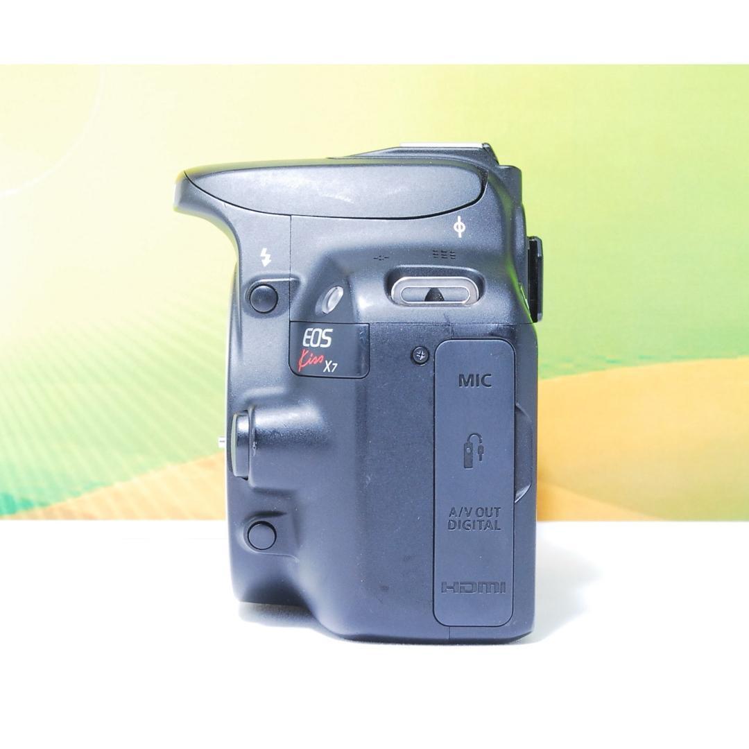初心者おすすめ✨Canon kiss X7 ダブルレンズセット 一眼レフ 完動品