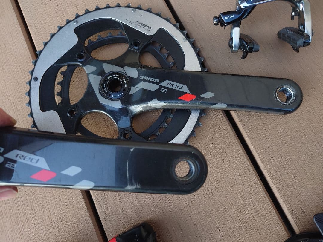 SRAM RED etap 2×11s 機械式リム コンポセット - メルカリ