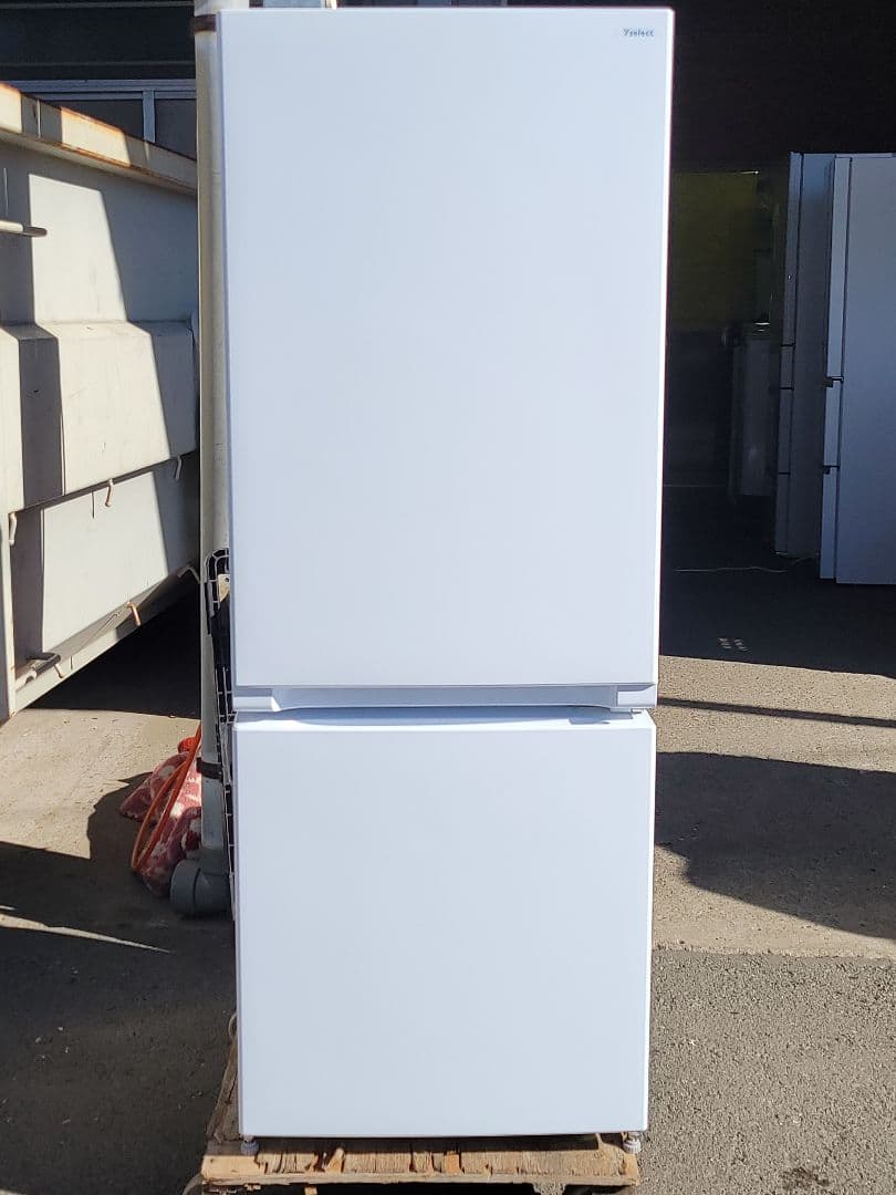 ヤマダセレクト 冷凍冷蔵庫 YRZ-F15J 156L 2022年製★ yselect YAMADASELECT (ヤマダセレクト） YRZ-F15J 2ドア冷蔵庫 (156L