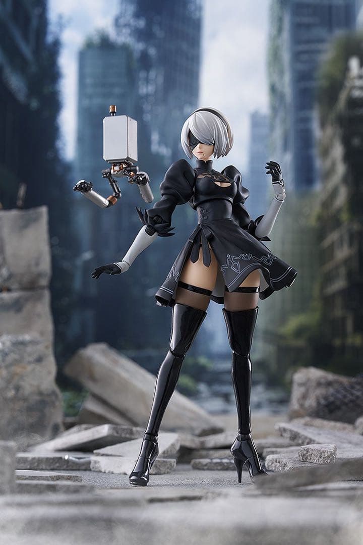 予約購入特典台座付き　figma 2B (ヨルハ二号B型) 643