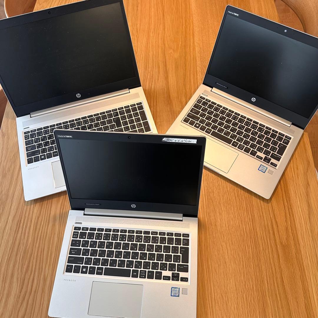 HP Probook 430 まとめ セット ジャンク 現状品 ノートパソコン ProBook 6ヶ月保証 HP 430 G7 ノートパソコン 第10世代 Core i5 訳あり