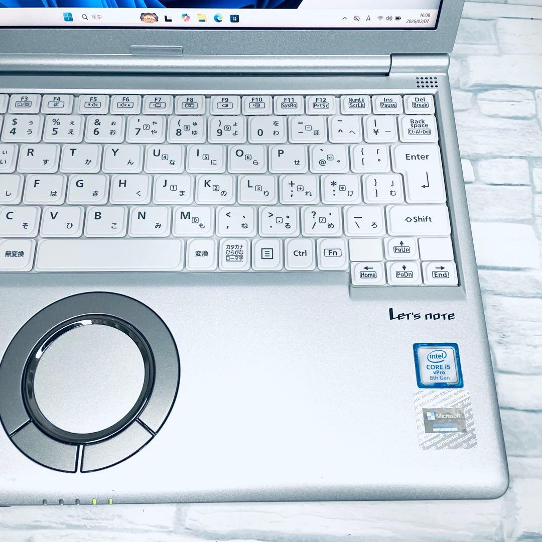 美品レッツノート 第8世代corei5 office バッテリー良好 DVD - メルカリ